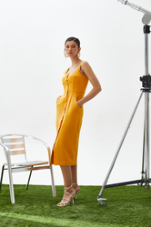 Laete Платье летнее женское оранжевый (61780-9)