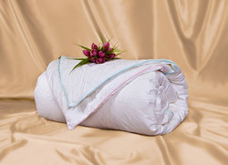 Двуспальное шёлковое одеяло «Adam & Eva» (облегченное/среднее)