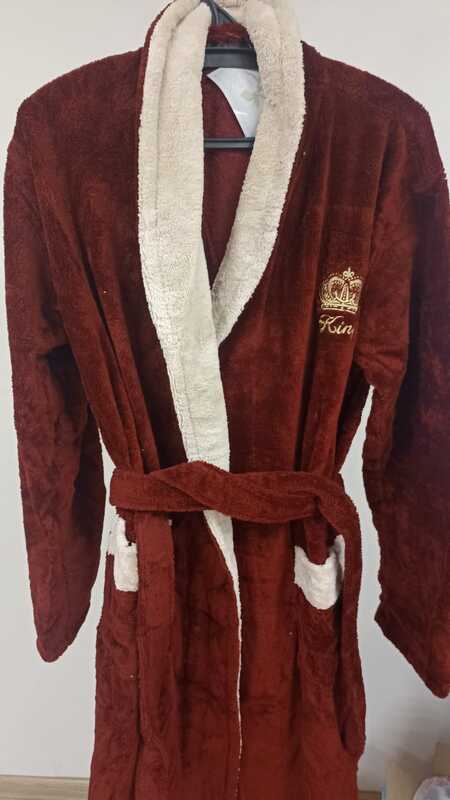 Халат Polens мужской махровый "KING" с шалевым воротником (вид 1) Халат Polens мужской махровый "KING" с шалевым воротником (фото, вид 1)