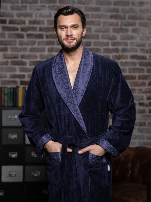 Халат Polens мужской махровый халат "CHRISTOPHER" воротник шалька (вид 5) Халат Polens мужской махровый халат "CHRISTOPHER" воротник шалька (фото, вид 5)