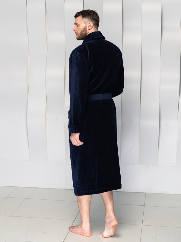 Халат Polens мужской махровый халат воротник шалька (100% хлопок) "CODY" (вид 3) Халат Polens мужской махровый халат воротник шалька (100% хлопок) "CODY" (фото, вид 3)