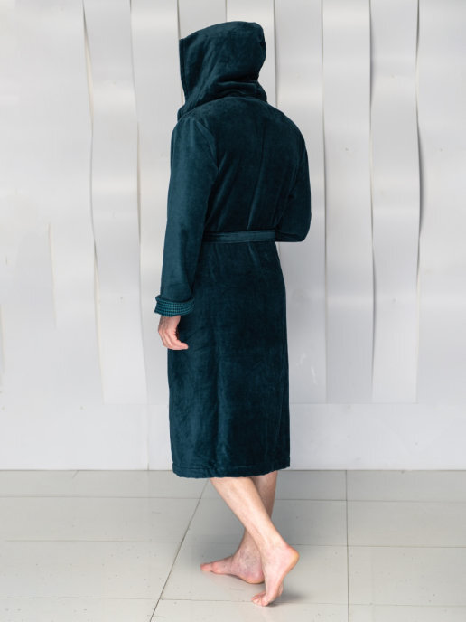 Халат Polens мужской махровый с капюшоном "TIMOTHY" (вид 4) Халат Polens мужской махровый с капюшоном "TIMOTHY" (фото, вид 4)