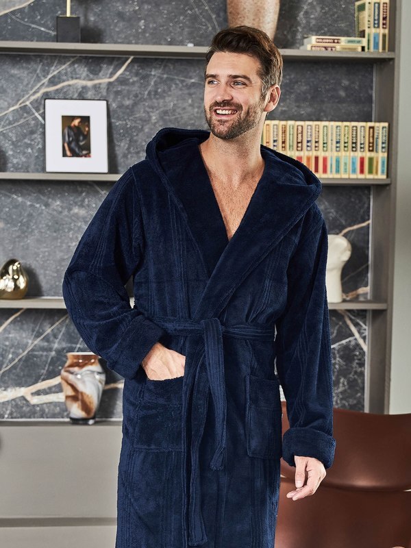 Халат Polens мужской бамбуковый халат с капюшоном Adam Sport (вид 1) Халат Polens мужской бамбуковый халат с капюшоном Adam Sport (фото, вид 1)