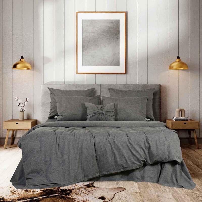 Постельное белье Sharmes Сканди в цвете графит от Sharmes (вид 1) Постельное белье Sharmes Сканди в цвете графит от Sharmes (фото, вид 1)