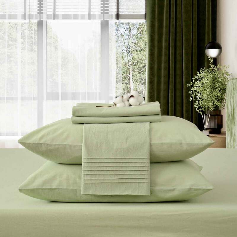 Постельное белье Sharmes Сканди в цвете светло-зеленый от Sharmes (вид 4) Постельное белье Sharmes Сканди в цвете светло-зеленый от Sharmes (фото, вид 4)