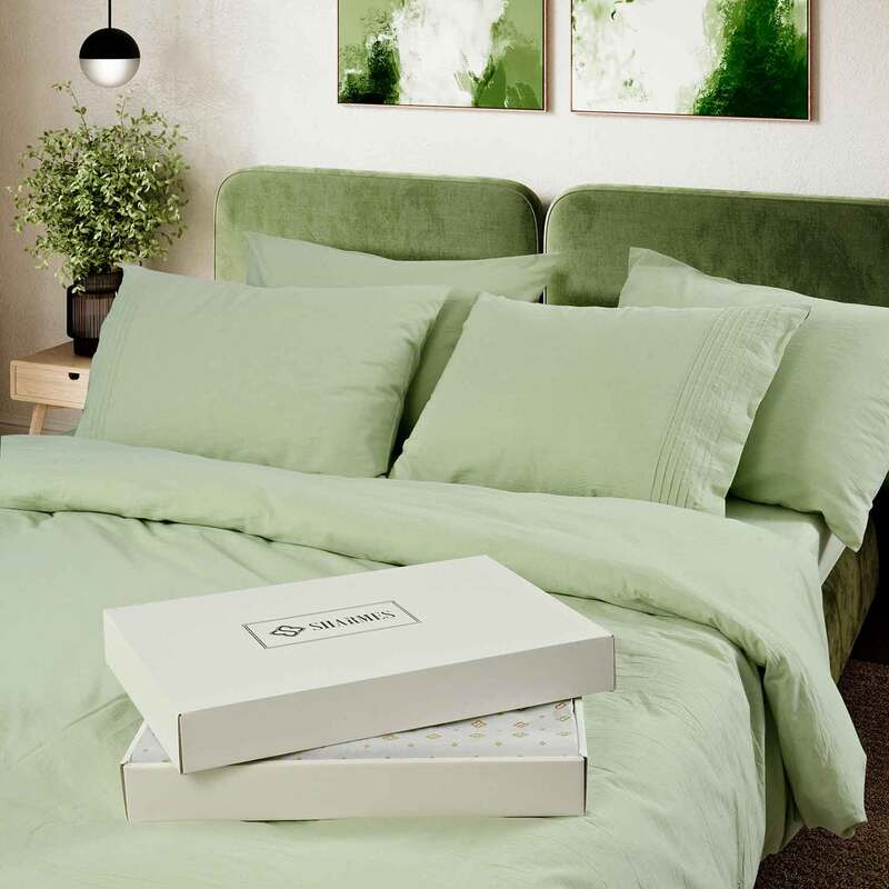 Постельное белье Sharmes Сканди в цвете светло-зеленый от Sharmes (вид 5) Постельное белье Sharmes Сканди в цвете светло-зеленый от Sharmes (фото, вид 5)