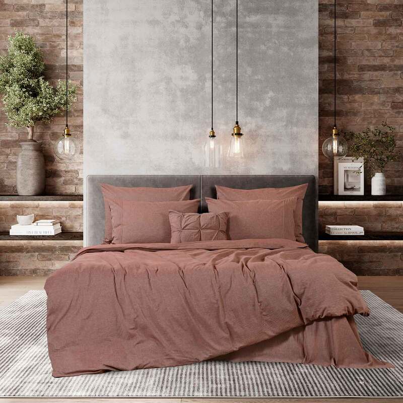 Постельное белье Sharmes Сканди в цвете терракотовый от Sharmes (вид 1) Постельное белье Sharmes Сканди в цвете терракотовый от Sharmes (фото, вид 1)