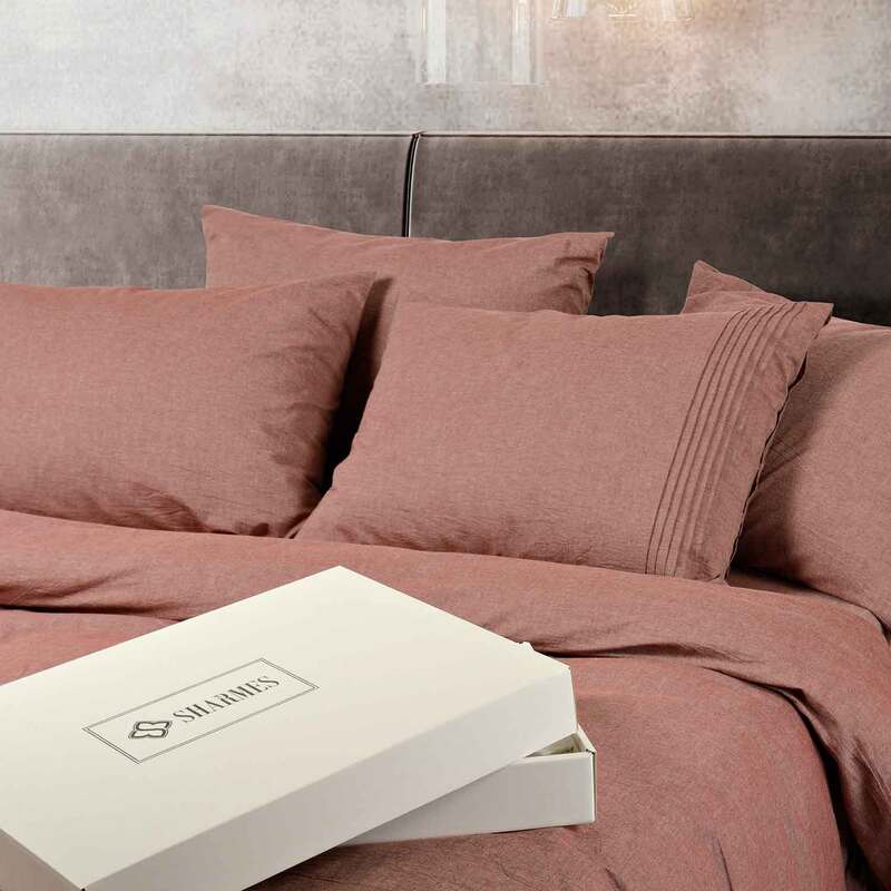 Постельное белье Sharmes Сканди в цвете терракотовый от Sharmes (вид 4) Постельное белье Sharmes Сканди в цвете терракотовый от Sharmes (фото, вид 4)