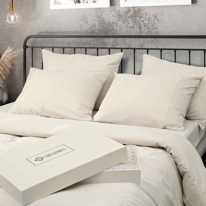 Постельное белье Sharmes Сканди в цвете белый от Sharmes (вид 4) Постельное белье Sharmes Сканди в цвете белый от Sharmes (фото, вид 4)