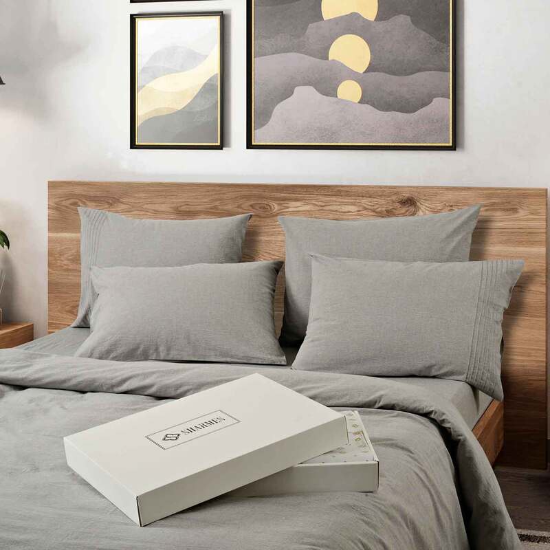 Постельное белье Sharmes Сканди в цвете серый от Sharmes (вид 4) Постельное белье Sharmes Сканди в цвете серый от Sharmes (фото, вид 4)