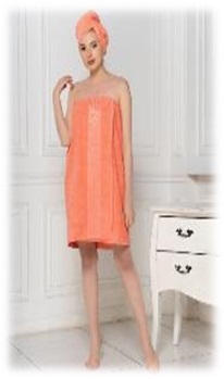 Набор для сауны Polens женский. Парео + чалма. 100% хлопок Набор для сауны Polens женский. Парео + чалма. 100% хлопок