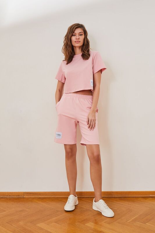 Футболка Laete женская из хлопка розовый (55380-3) Футболка Laete женская из хлопка розовый (55380-3) (фото)