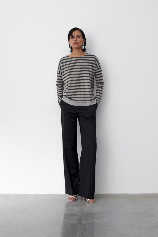 Лонгслив Laete женский светло-серый (56498-2) Лонгслив Laete женский светло-серый (56498-2) (фото)