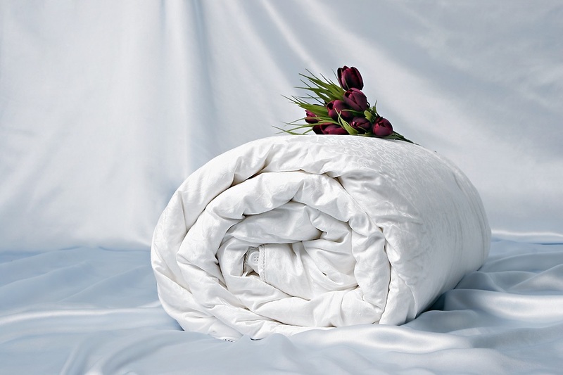 Одеяло шёлковое «Comfort Premium» 2-х спальное (евро). Облегченное/летнее (фото)