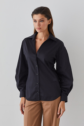 Laete Рубашка женская чёрный (55450-3)
