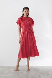 Laete Платье летнее женское красно-белый (61912)